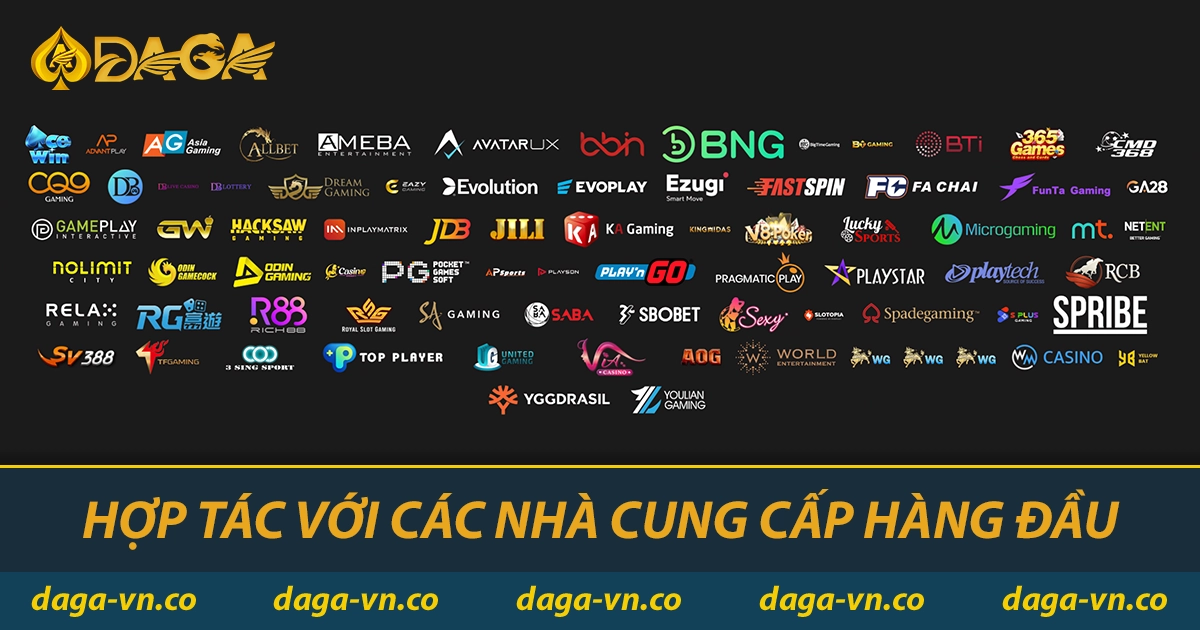 DAGA ⚡【DA GA】- Nhà Cái Đá Gà Uy Tín Hàng Đầu Châu Á 24 Hợp tác với các nhà cung cấp hàng đầu